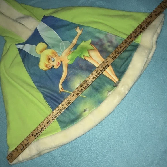 TINKER BELL poncho hooded soft size S/M - Picture 5 of 6